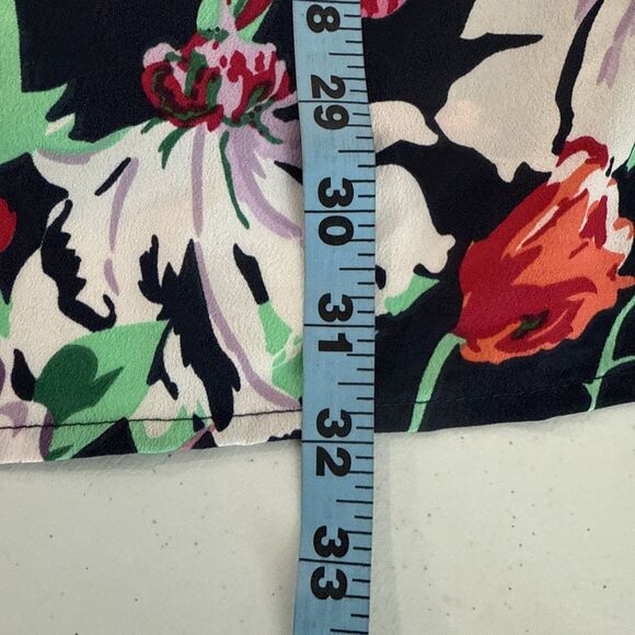 Caffe Marrahesh Blouse Womens XL Floral Smoked Tropical Vacation‎ Beachy - Picture 8 of 10